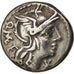 Caecilia, Denarius, 130 BC, Roma, VF(30-35), Silver, Sear:132