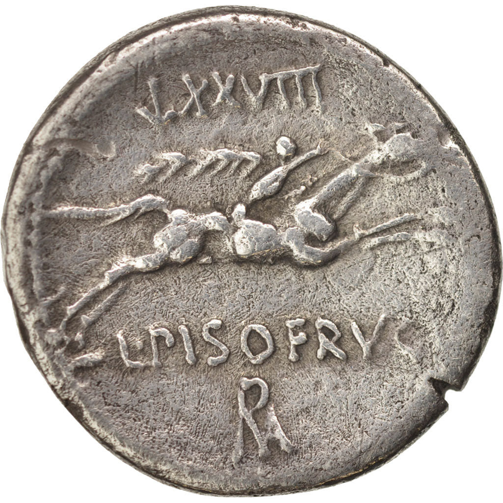 Calpurnia, Denarius, 90 BC, Roma, EF(40-45), Silver, Sear:235