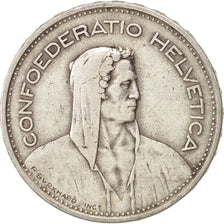 Switzerland, 5 Francs, 1933, Bern, EF(40-45), Silver, KM:40