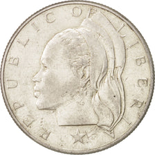 Coin, Liberia, 50 Cents, 1960, Heaton, AU(50-53), Silver, KM:17