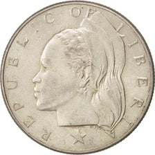 Coin, Liberia, 50 Cents, 1960, Heaton, AU(55-58), Silver, KM:17