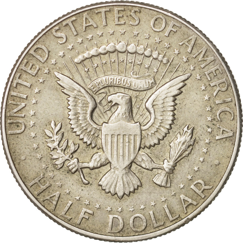 Coin, United States, Kennedy Half Dollar, Half Dollar, 1966, U.S. Mint
