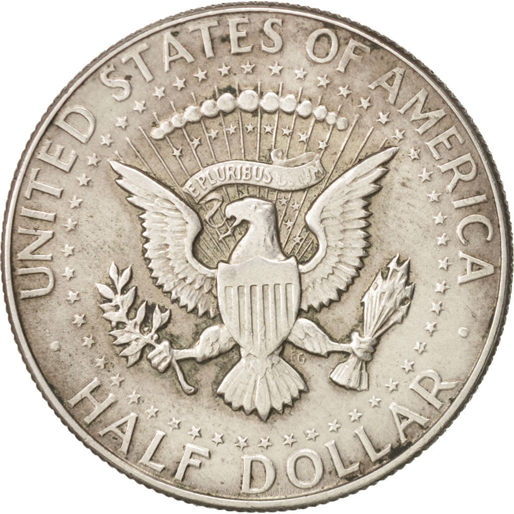 Coin, United States, Kennedy Half Dollar, Half Dollar, 1968, U.S. Mint, Denver