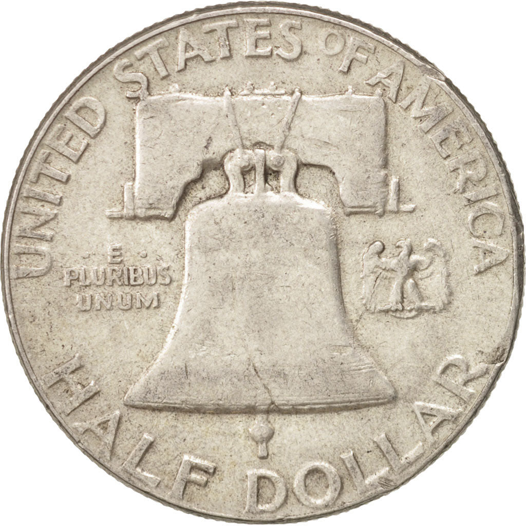 Münze, Vereinigte Staaten, Franklin Half Dollar, Half Dollar, 1954, U.S. Mint