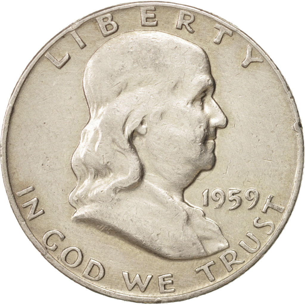United States, Franklin Half Dollar, Half Dollar, 1959, U.S. Mint, Denver