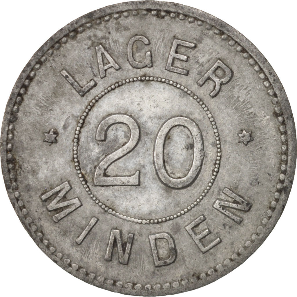 Moneta, Niemcy, 20 Pfennig, EF(40-45), Cynk