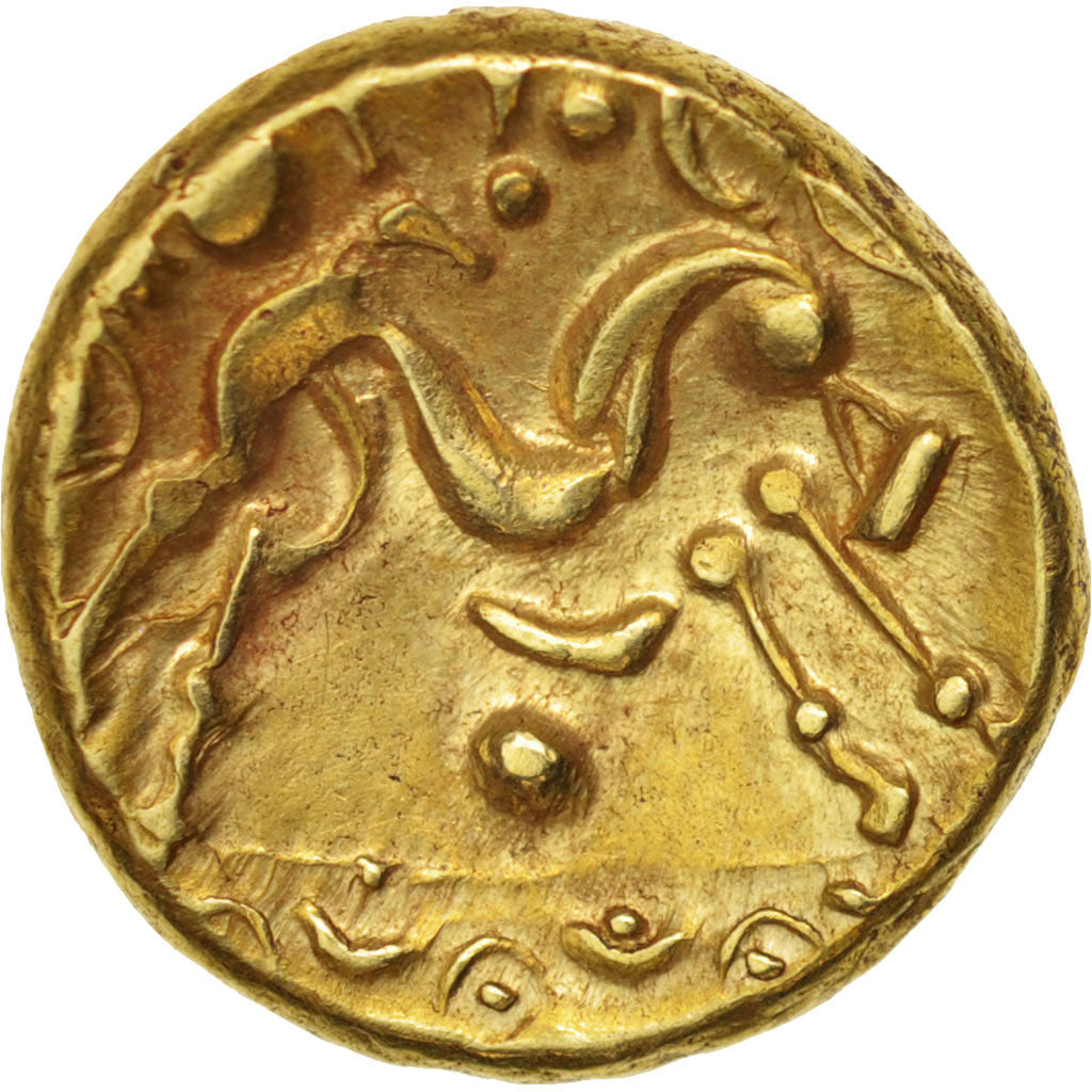 Coin, Ambiani, Stater, AU(55-58), Gold, Delestrée:240