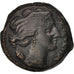 Coin, Sicily, Bronze, 295 BC, Syracuse, AU(50-53), Bronze, BMC:44