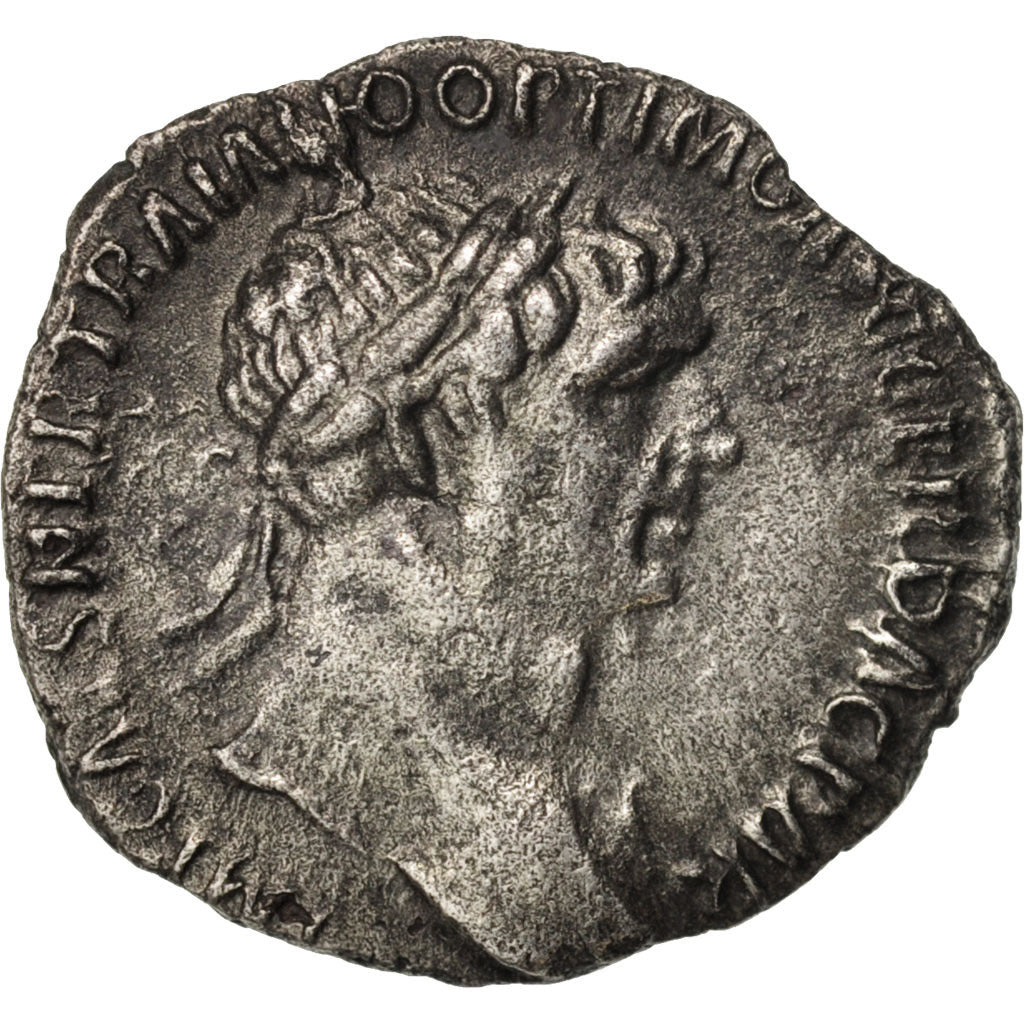 Trajan, Denarius, Roma, AU(50-53), Silver, RIC:287 var.