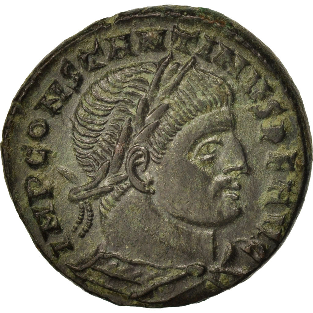 Constantine I, Nummus, 312-313, Roma, AU(55-58), Copper, RIC:VI 348a