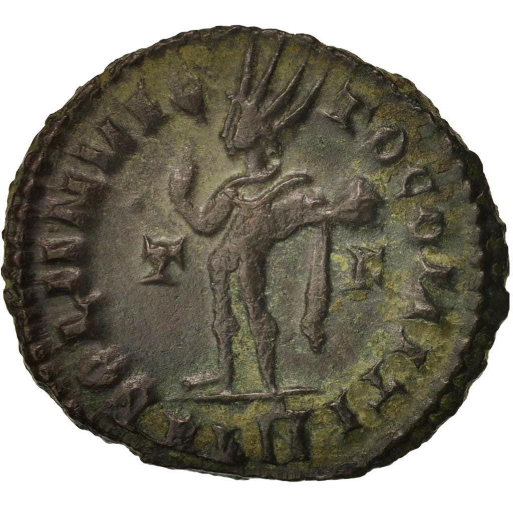 Coin, Constantine I, Nummus, AD 310-313, Trier, AU(55-58), Copper, RIC:VI 866a