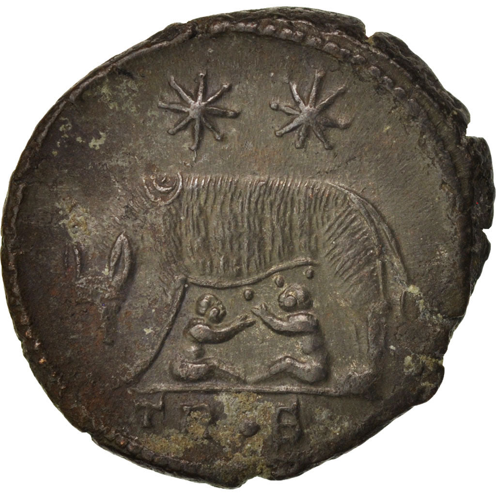 Moneda, Constantine I, Nummus, 333-334, Trier, MBC+, Cobre, RIC:542