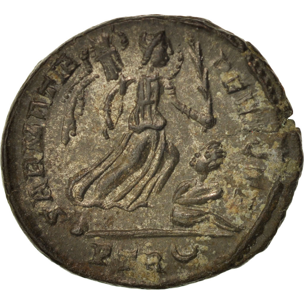 Moneda, Constantine I, Nummus, 323-324, Trier, EBC, Cobre, RIC:VII 435