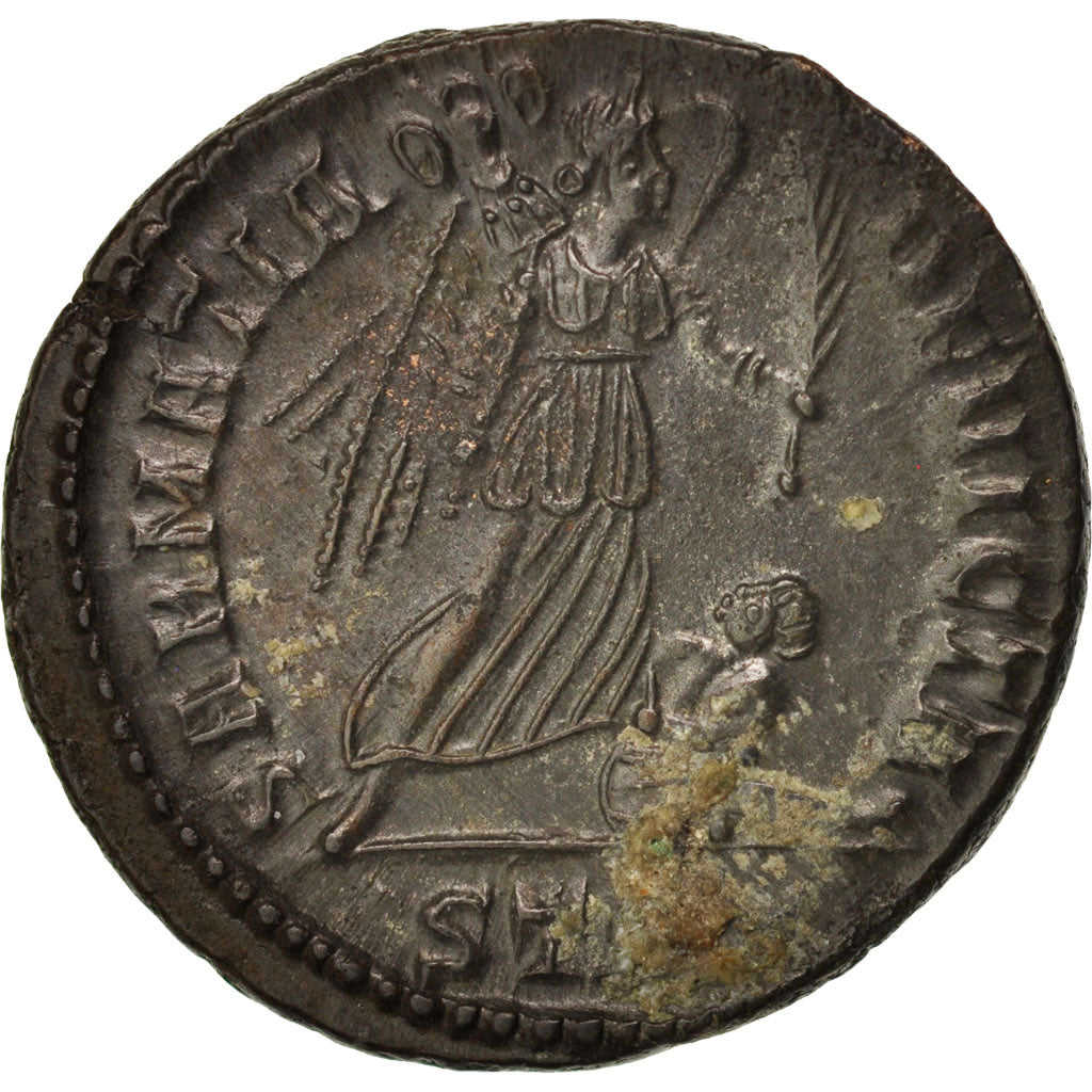 Münze, Constantine I, Nummus, 323-324, Trier, VZ, Kupfer, RIC:VII 435 S