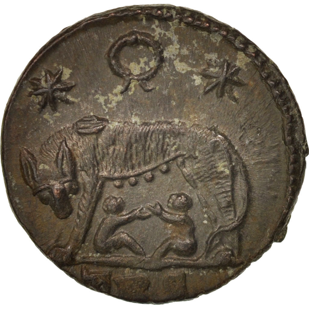 Coin, Constantine I, Nummus, Trier, AU(50-53), Copper, RIC:VII 553