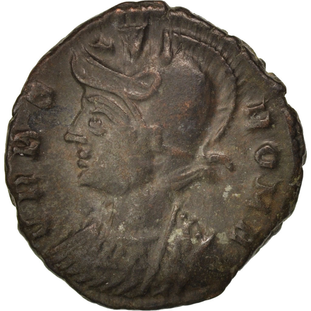 Moneta, Constantine I, Nummus, 332-333, Trier, BB+, Rame, RIC:VII 547 P