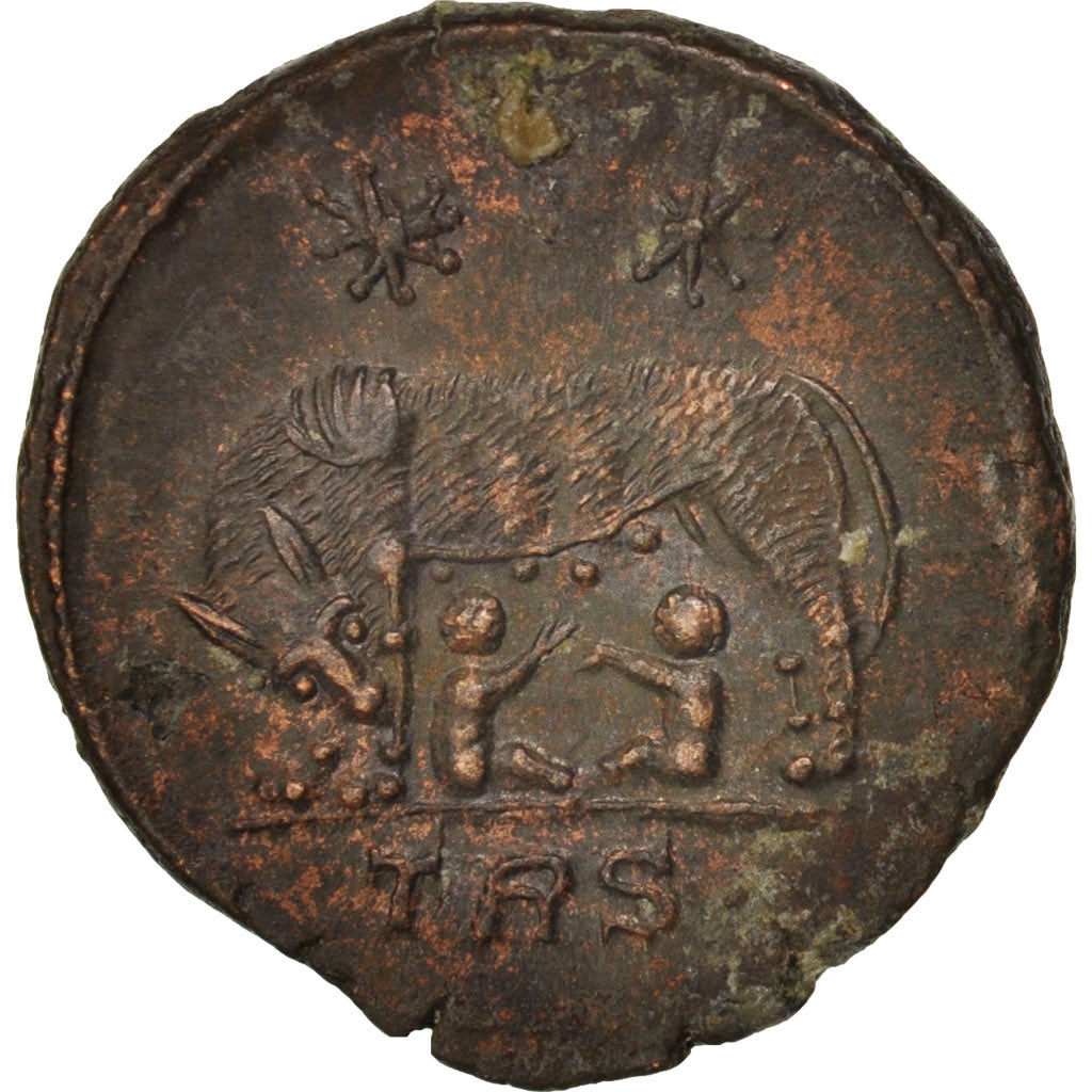 Moneta, Constantine I, Nummus, Trier, BB+, Rame, RIC:VII 522 var.