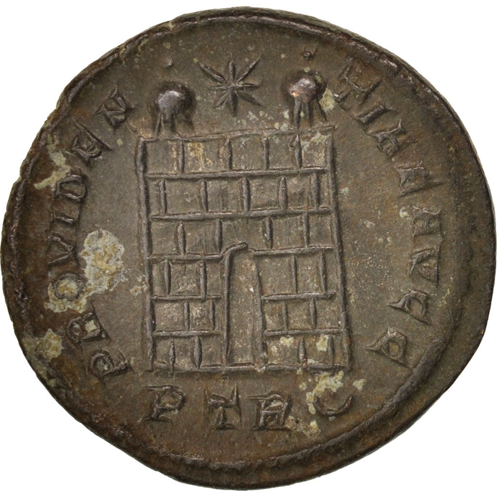 Moneta, Constantine I, Nummus, 322, Trier, BB+, Rame, RIC:VII 475