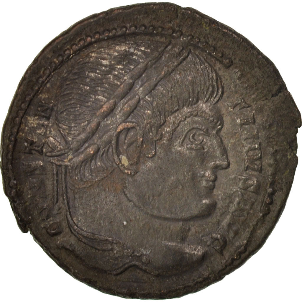 Moneda, Constantine I, Nummus, Trier, MBC+, Cobre, RIC:VII 509 var.