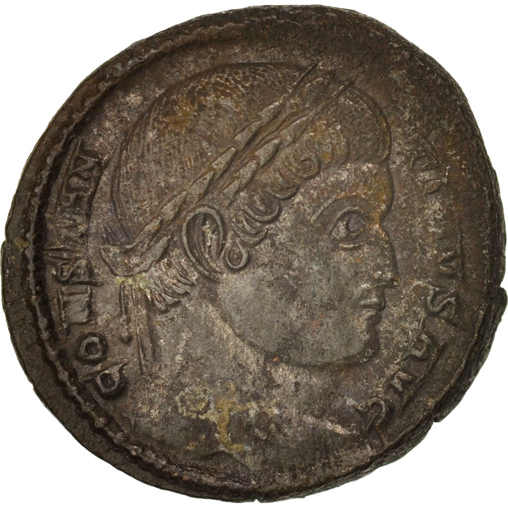 Moneta, Constantine I, Nummus, 323-324, Trier, AU(50-53), Miedź, RIC:VII 435 P