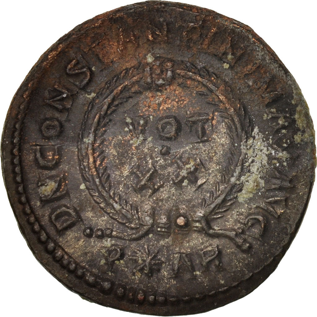 Moneda, Constantine I, Nummus, 322-323, Arles, MBC+, Cobre, RIC:VII 252