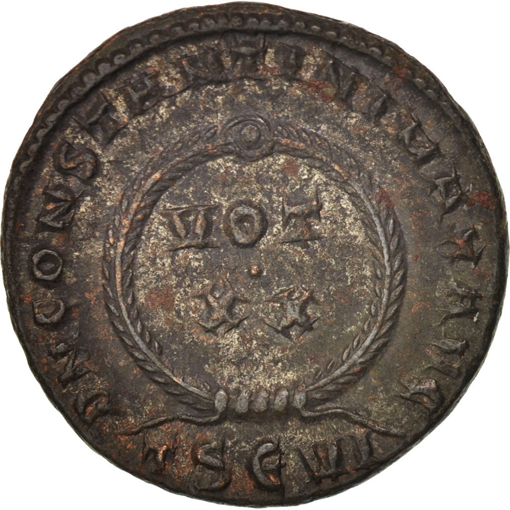 Moneda, Constantine I, Nummus, 324, Thessalonica, EBC, Cobre, RIC:VII 101 E