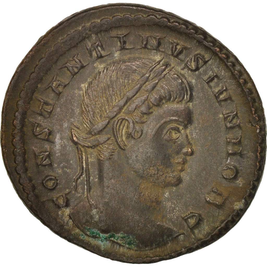 Moneta, Constantine II, Nummus, 323-324, Trier, SPL-, Rame