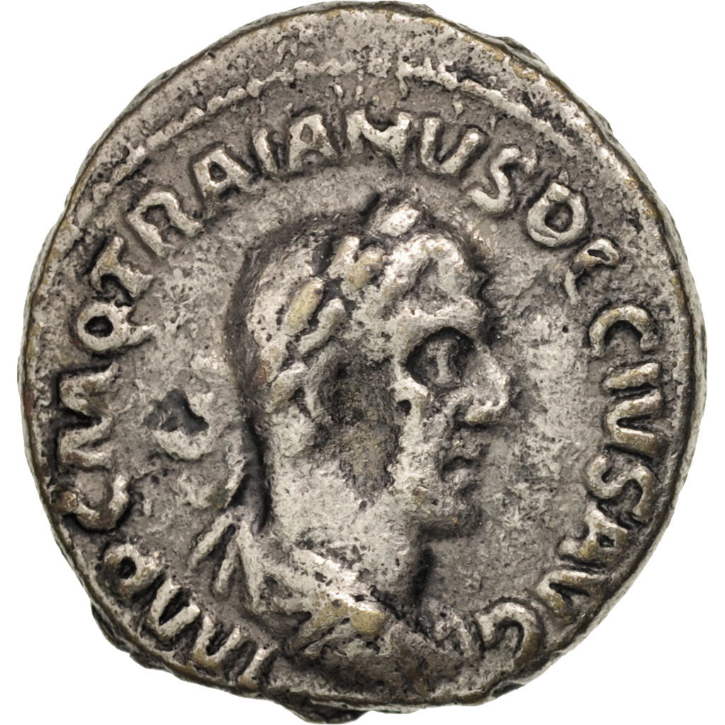 Trajan Decius, Denier, TB+, Cuivre plaqué Argent, Faux moderne