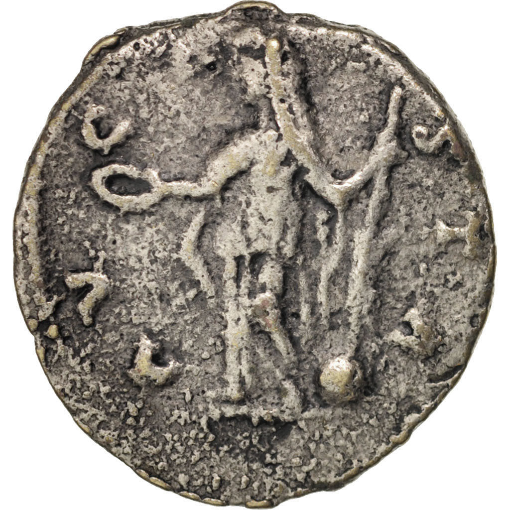Trajan Decius, Denier, TB+, Cuivre plaqué Argent, Faux moderne