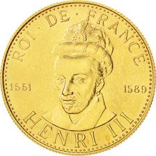 France, Medal, Roi de France, Henri III, History, MS(65-70), Gold