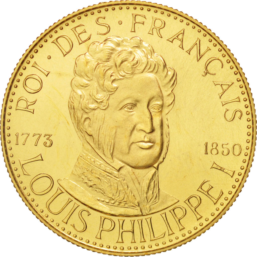 France, Medal, Louis-Philippe I, roi des Français, History, MS(65-70), Gold