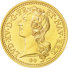 Francia, Medal, Roi de France, Louis XV, History, 1982, FDC, Oro