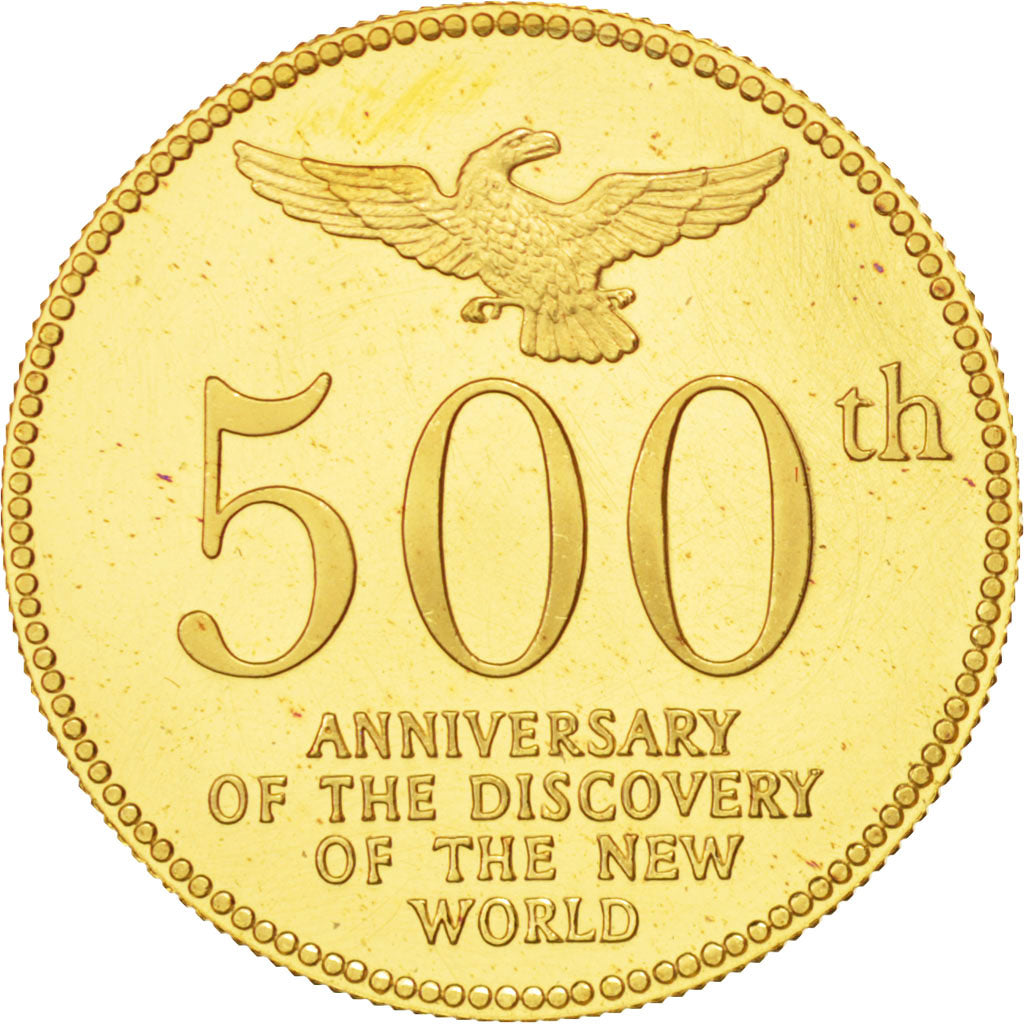 France, Medal, 500th anniversary of the discovery of the New World, History