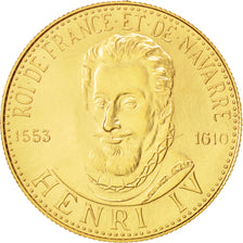 France, Medal, Les rois de France, henri IV, Henry IV, History, MS(65-70), Gold