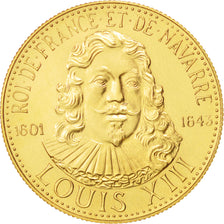 France, Medal, Les rois de France, Louis XIII, Louis XIII, History, FDC, Or