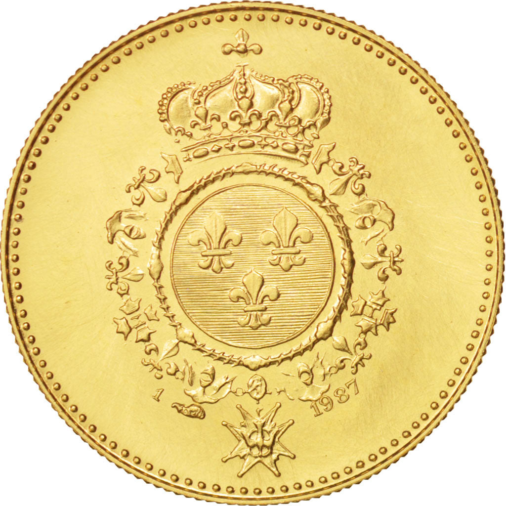 France, Medal, Roi de France, Louis XV, Louis XV, History, FDC, Or