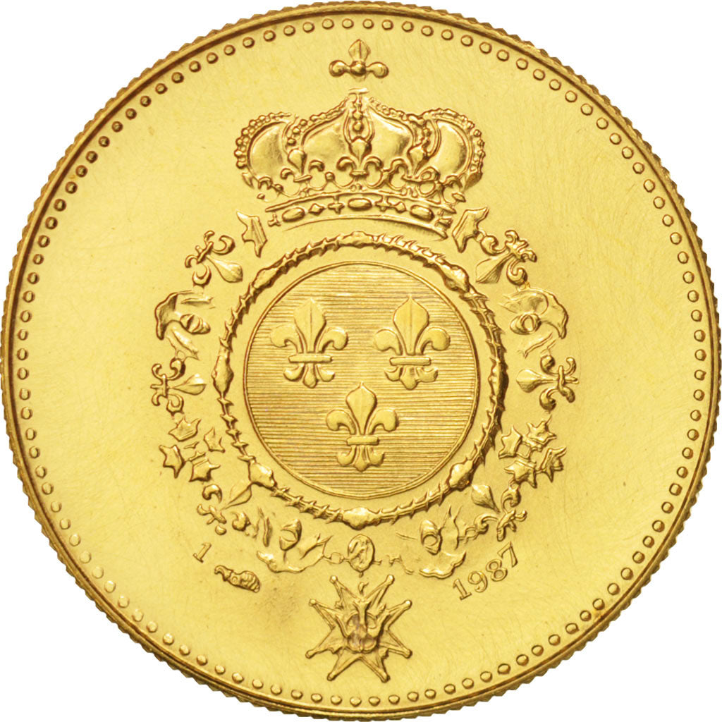 France, Medal, Les rois de France, Louis XVI, Louis XVI, History, FDC, Or