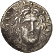 Coin, Helios, Didrachm, 250-230 BC, Rhodes, AU(50-53), Silver