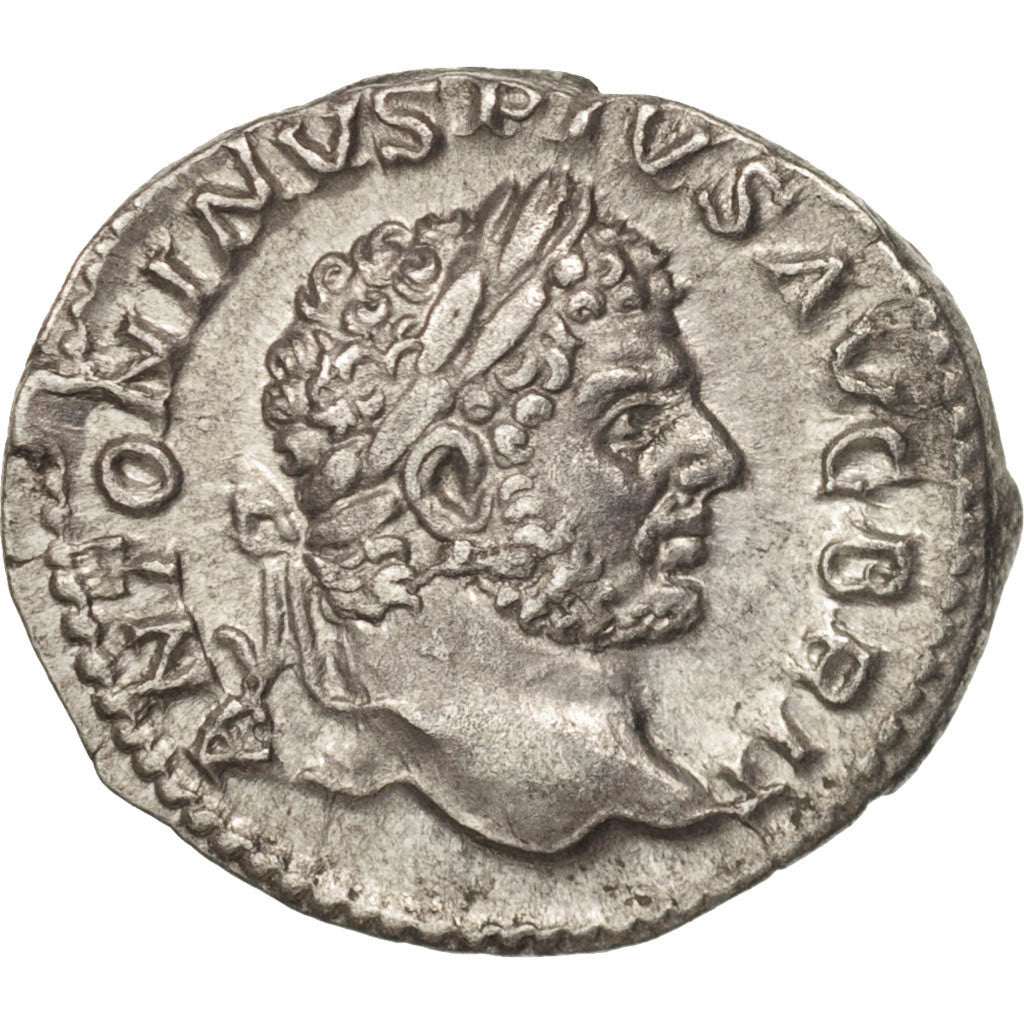 Coin, Caracalla, Denarius, 213, Roma, AU(50-53), Silver, RIC:209a