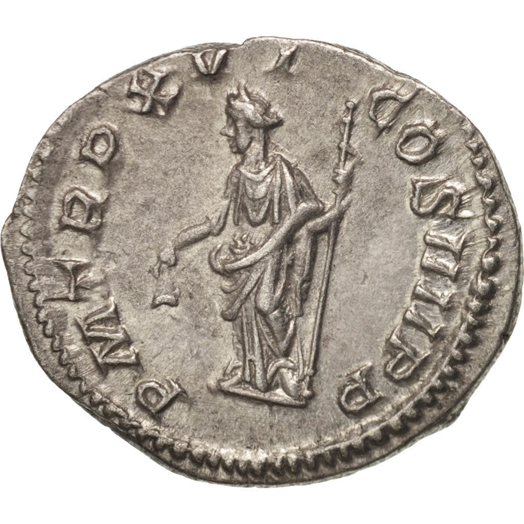 Coin, Caracalla, Denarius, 213, Roma, AU(50-53), Silver, RIC:209a
