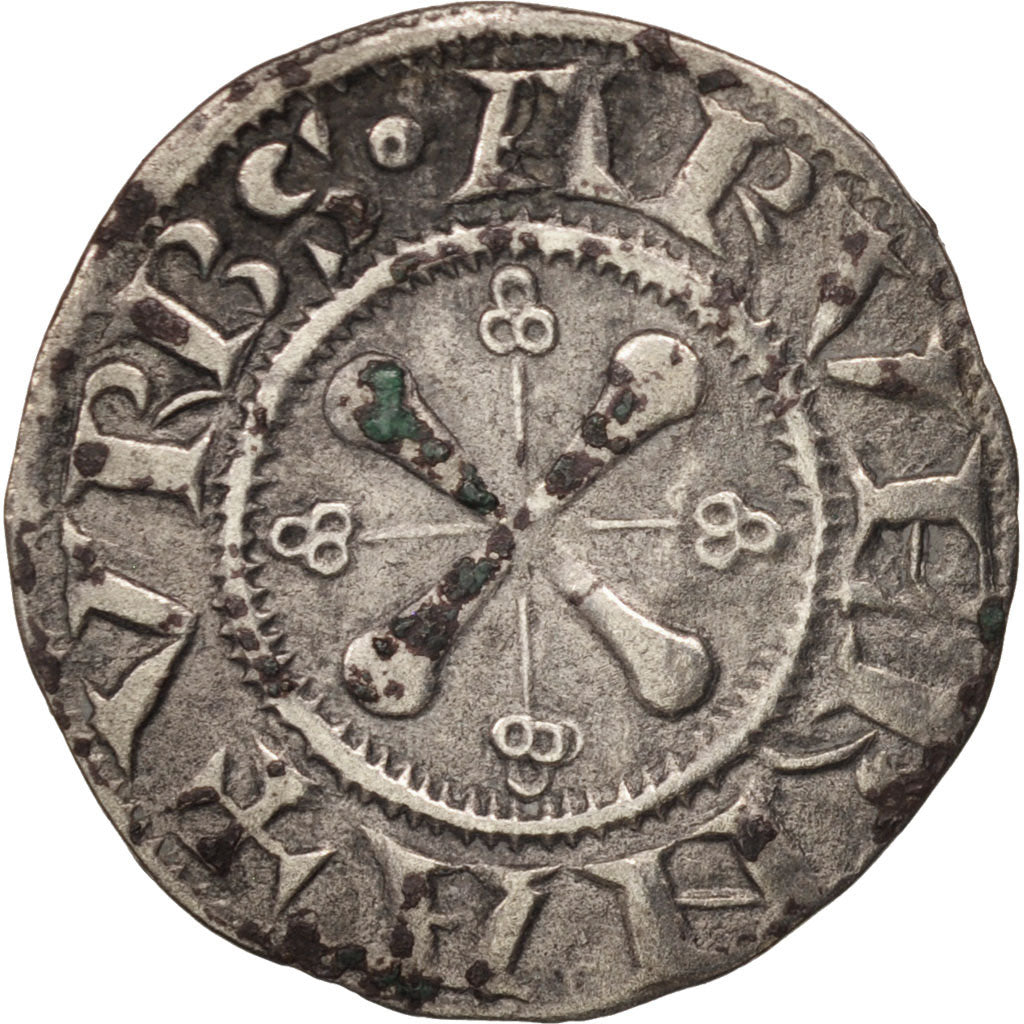 Coin, France, Denarius, Clermont, AU(50-53), Silver, Boudeau:379