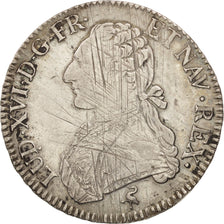 Moneda, Francia, Louis XVI, Écu aux branches d'olivier, Ecu, 1790, Paris, BC+