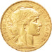 FRANCE, Marianne, 20 Francs, 1901, KM #847, AU(55-58), Gold, Gadoury #1064, 6.45