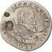 Spanish Netherlands, 1/5 Écu, Philip II, 1566, Hasselt, VF(30-35), Silver