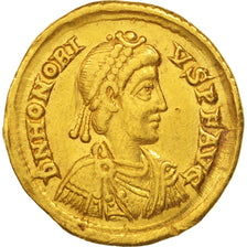 Honorius, Solidus, 395-396, Milan, AU(50-53), Gold, RIC:X 1206