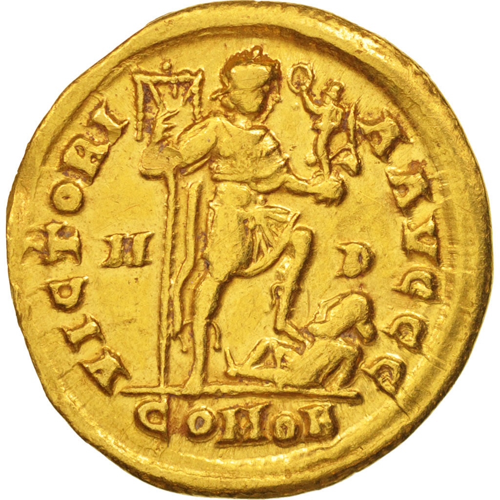 Honorius, Solidus, 395-396, Milan, AU(50-53), Gold, RIC:X 1206