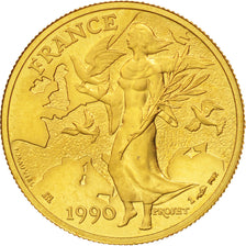 France, Medal, France Marianne, Politics, Society, War, 1990, Mauviel