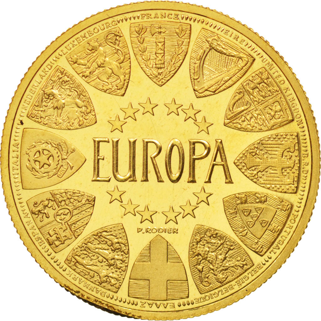 France, Medal, Strasbourg, Politics, Society, War, 1992, Mauviel, MS(65-70)