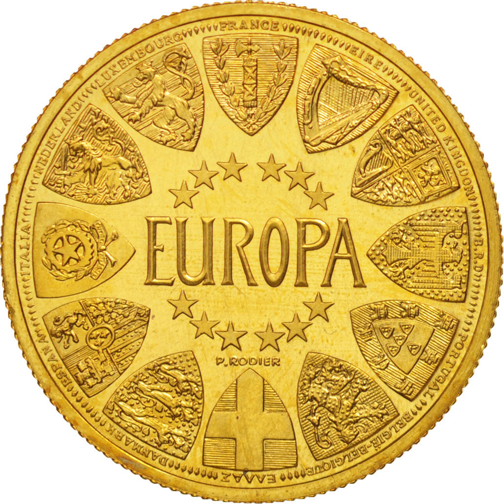 Francia, Medal, Le Louvre, Politics, Society, War, 1991, Jimenez, FDC, Oro