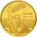 Francia, Medal, Le Louvre, Politics, Society, War, 1993, Jimenez, FDC, Oro